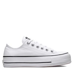 White Platform Converse | Low Top